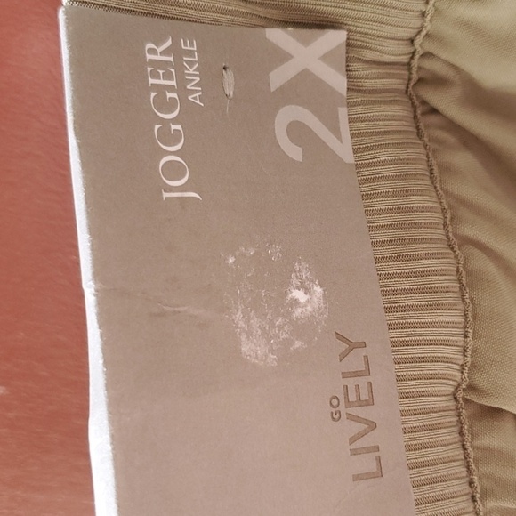 Soft Surroundings sage green lively cargo  jogger ankle SZ 2X - Picture 8 of 12